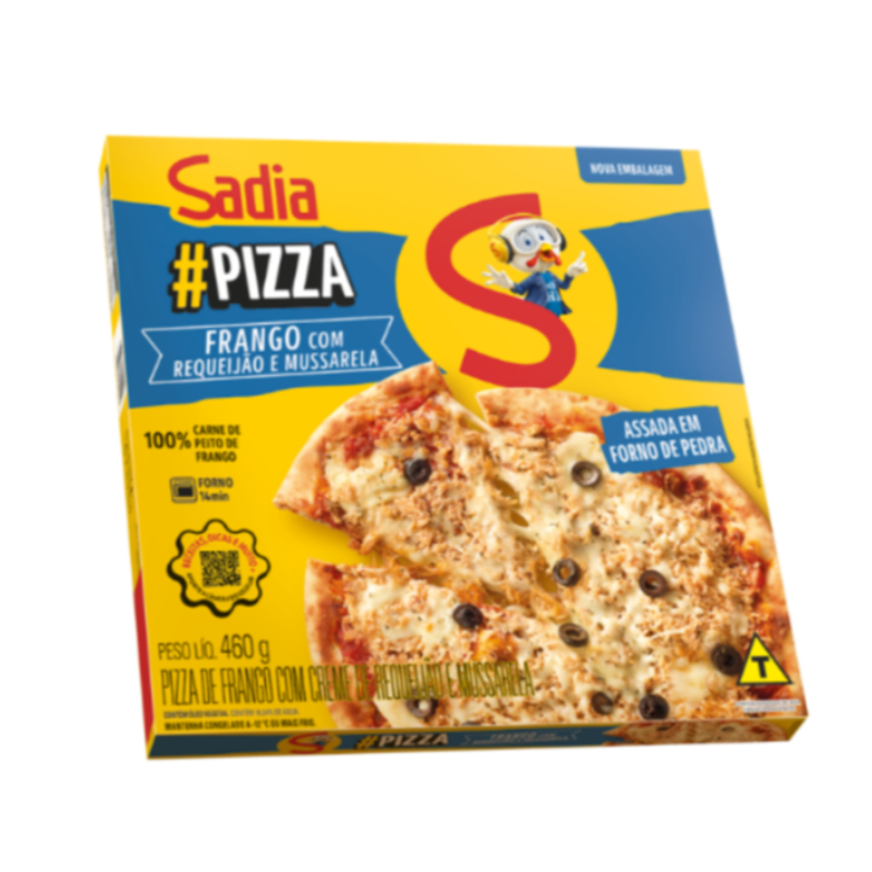 PIZZA SADIA 460G FRANGO/CATUPIRY