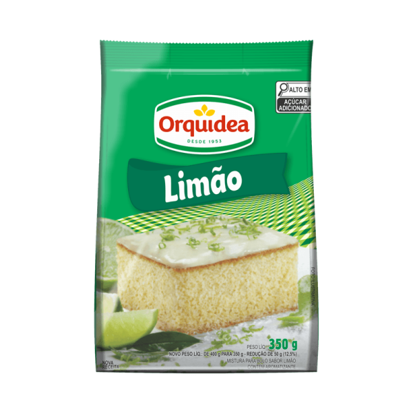 MISTURA BOLO ORQUIDEA 350G LIMAO