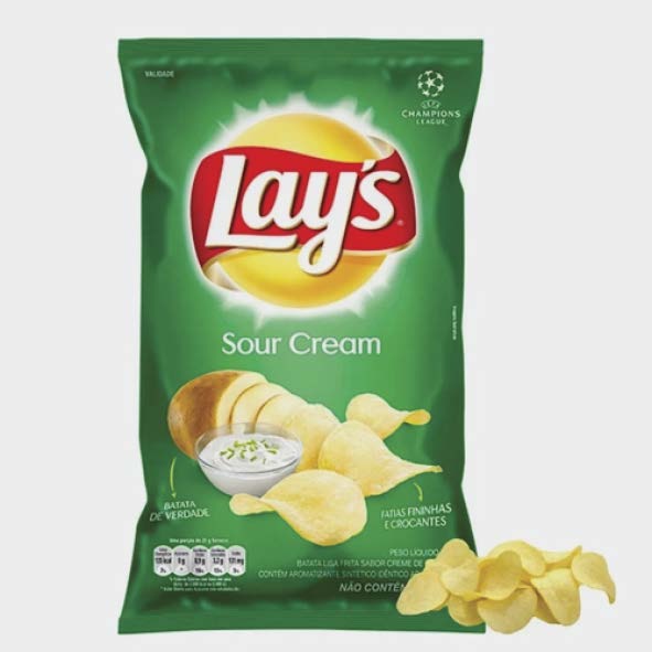 SALG ELMA CHIPS BATATA LAYS 70G SOUR CREAM