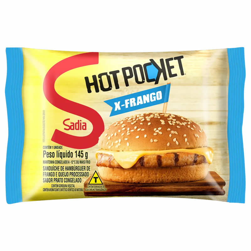 HOT POCKET SADIA 145G X-FRANGO