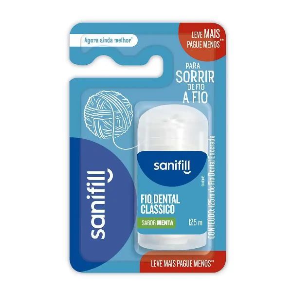 FIO DENTAL SANIFILL CLASSICO L+P-