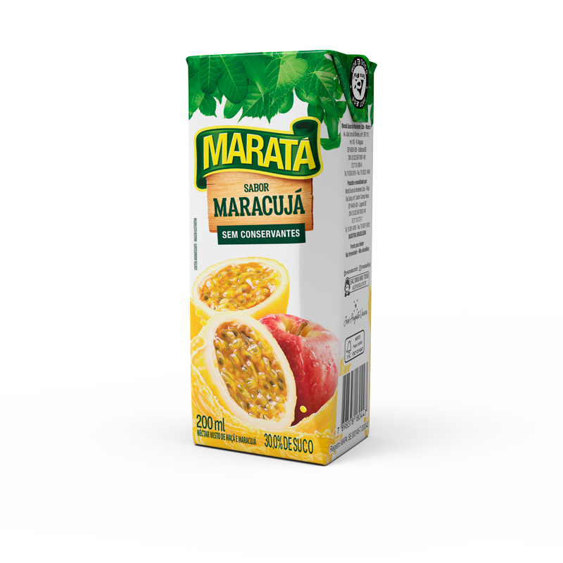 SUCO MARATA NECTAR MARACUJA 200ML
