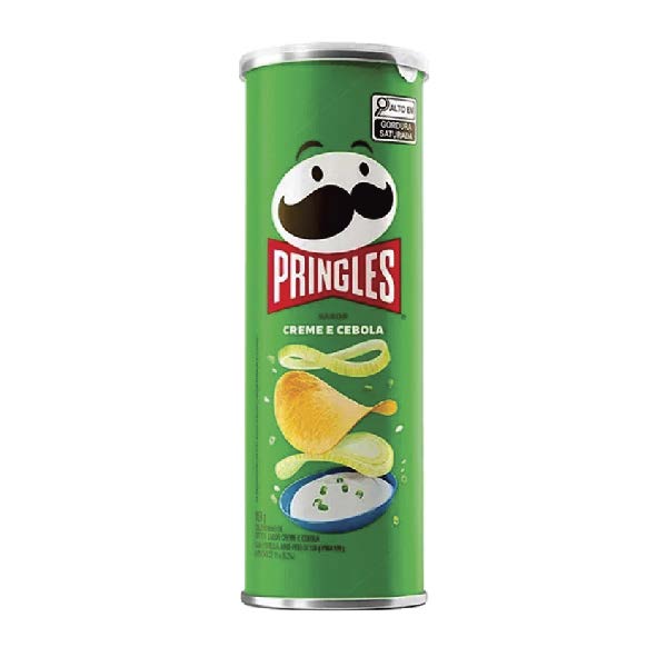 BATATA TUBO PRINGLES 109G CREME/CEBOLA