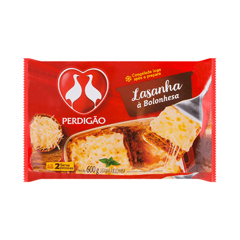LASANHA PERDIGAO 600G BOLONHESA