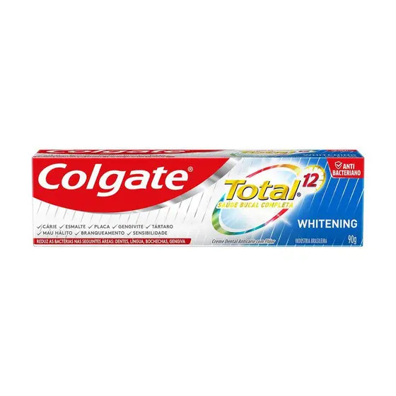 CREME DENTAL COLGATE 90G TOTAL 12 GEL WHITEN