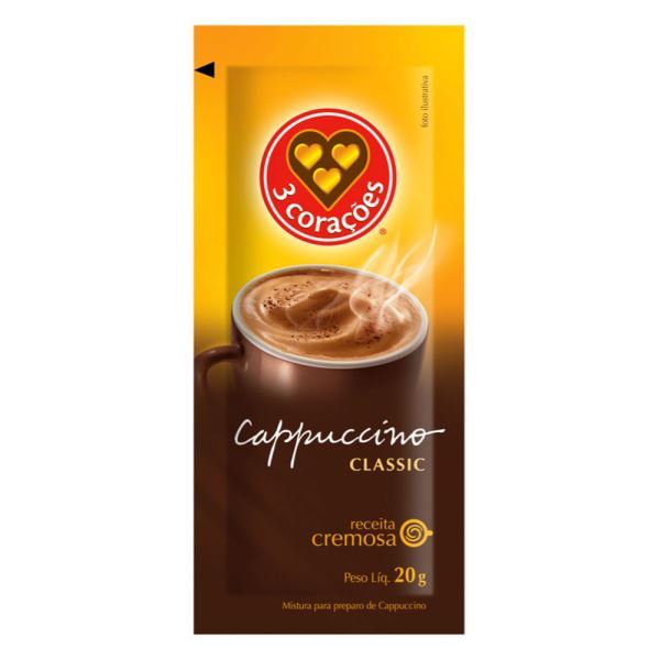 CAFE CAPPUCCINO 3CORACOES SACHE