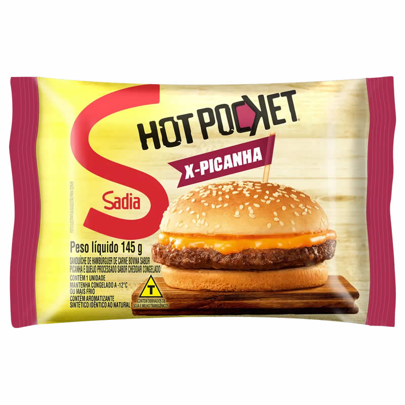 HOT POCKET SADIA 145G X-PICANHA