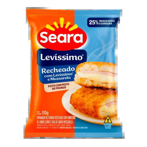 EMPANADO FRANGO SEARA 110G PRESUNTO LEVIS